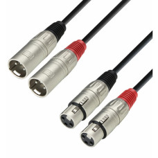 CLSC SIGNAL LEAD 2X XLR F- 2X 6.3M 0.75M