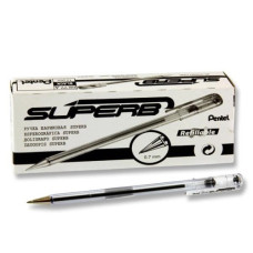 PENTEL PEN SUPERB BALL POINT BLUE/BLACK