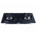 TOTAI TS 2 BURNER GAS ON GLASS HOB