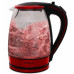 AZURE GLASS KETTLE 1.7L 2200W RED