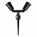 PLASTIC GARDEN SPIKE 2XPAR38 BLK 75MM