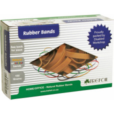 TREFOIL RUBBER BAND BOX 100g