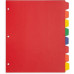 ZEBRA 10 TAB INDEX UNPRINTED