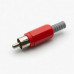 RCA PLUG RED MOULDED