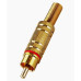 RCA PLUG GOLD RED BAND