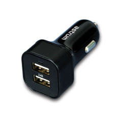ASTRUM CAR CHARGER 4.8A 2 USB GOLD CC340