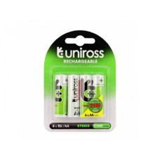 BATTERY UNIROSS 4XAA 2100mAH