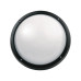 EUROLUX ROUND PLAIN PVC BULKHEAD BLACK