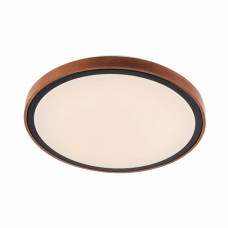 LED CEILING FITTING ROUND BROWN TRIM 24W