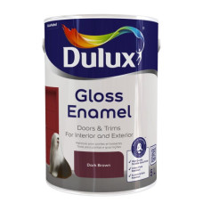 DULUX PAINT GLS DARK BROWN 1L