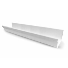 GUTTER PVC D-SHAPE 4M