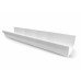 GUTTER PVC D-SHAPE 4M