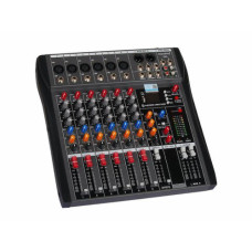 MIXER POWERED 6 CHANNEL WITH USB INPUT