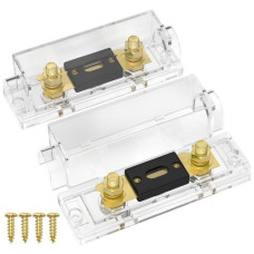 FUSE HOLDER GLASS GOLD