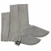 PINNACLE CHROME LEATHER ANKLE SPATS