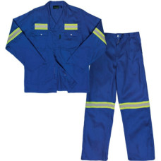C/SUIT 2PCE ROYAL BLUE J54 100%