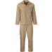 KHAKI CONTI SUIT POLYCOTTON
