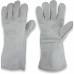 WELDING GLOVES LEATHER LONG GREY 14