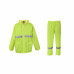 RAIN COAT NAVY RUBBERISED WITH REFLECTOR