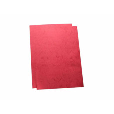 ZEBRA BINDING COVER LEATHERBOARD RED