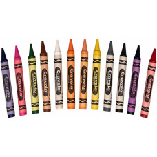 ZEBRA JUMBO CRAYONS 12'S