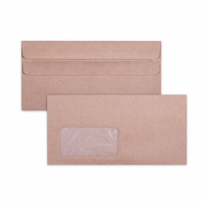 ENVELOPE WINDOW 110X220MM BUFF