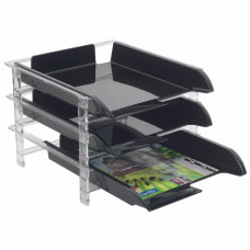 BANTEX LETTER TRAY 9414 VISION BLACK