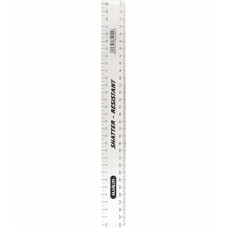 TREELINE/ZEBRA RULER PVC 30CM CLEAR ECO