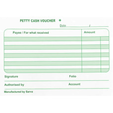 SARNIA PETTY CASH VOUCHER 1'S