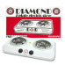 STOVE DIAMOND 2PLATE SPIRAL ELECTRIC