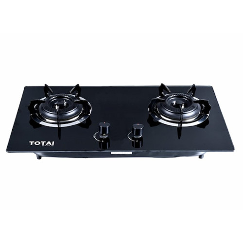 TOTAI TS 2 BURNER GAS ON GLASS HOB