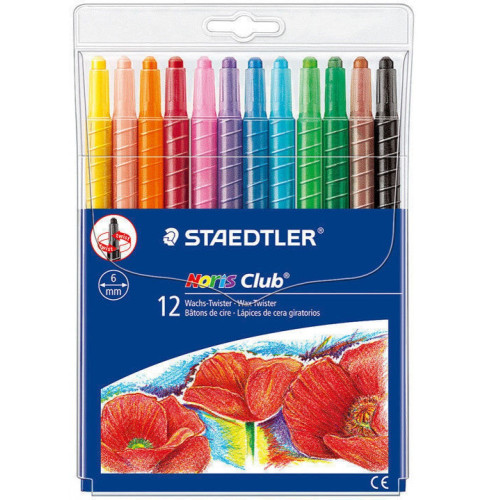 STAEDTLER WAX TWISTIES 12'S STAEDTLER WAX TWISTIES 12'S