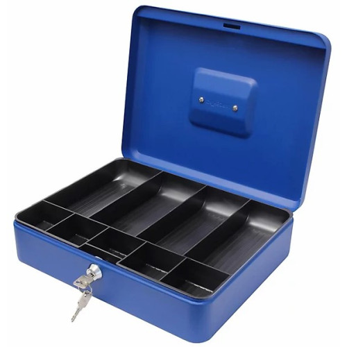 CASH BOX C/W TRAY 152X118X80MM