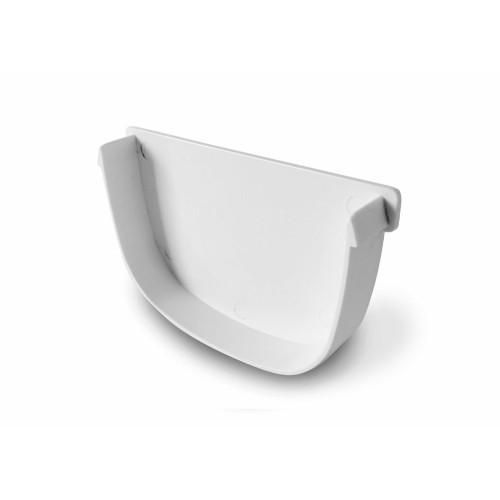 GUTTER PVC STOP END D SHAPE